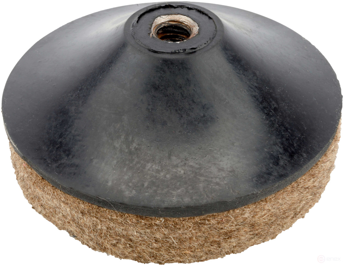 Насадка для УШМ с грубошерстным войлоком D-125*20мм АвтоDело (8000 об/мин) 44053