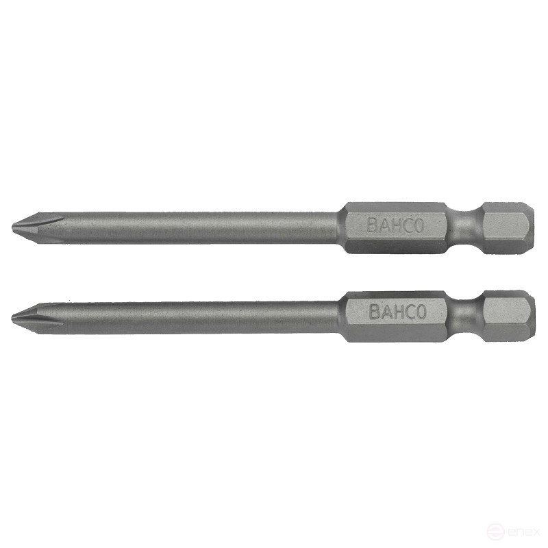 2 X Phillips PH1 70 mm 1/4 Screw Bits
