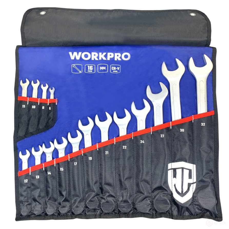 Ключи комбинированные набор 16шт (6-32мм) WP202503 WORKPRO