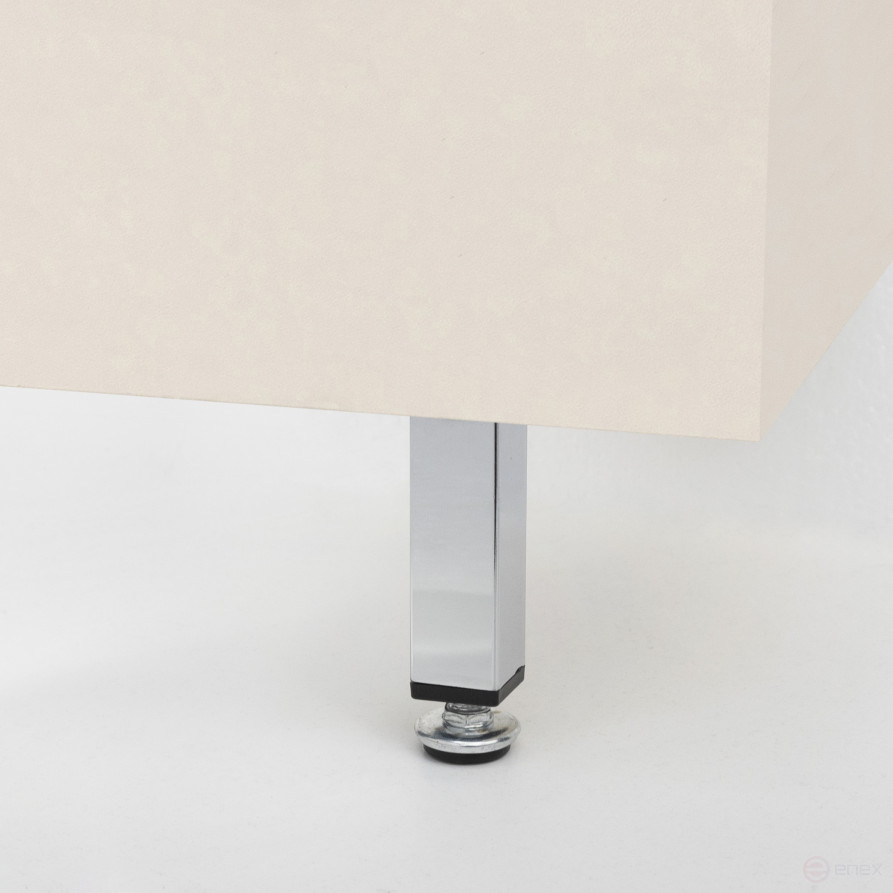 Опора меб. мет. D-737-3 h100 с регул. хром AKS