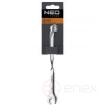 Комбинированный ключ с головкой повернутой на 90°, 8 мм