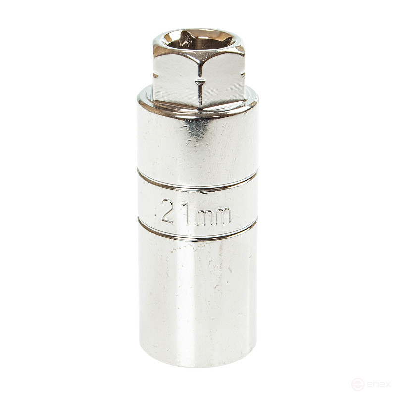 Головка торцевая 21мм 1/2" для разборки стойки амортизатора (BENZ(W203), CHRYSLER, VW, AUDI, JAP, PKU(W203), FORD), ЭВРИКА ER-86126 /1/50