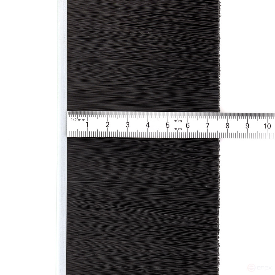 Strip brush linear sealer 2500*80*5 , pile height 75 mm PPL black 0.25 (EB-1124)