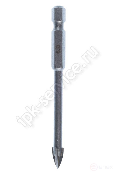 A tile drill bit with a hexagon. shank f12.0 (Suspension/IPK Blister)