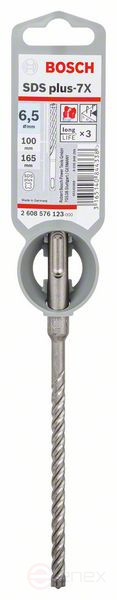 Ударные сверла SDS plus-7X 6,5 x 100 x 165 mm, 2608576123