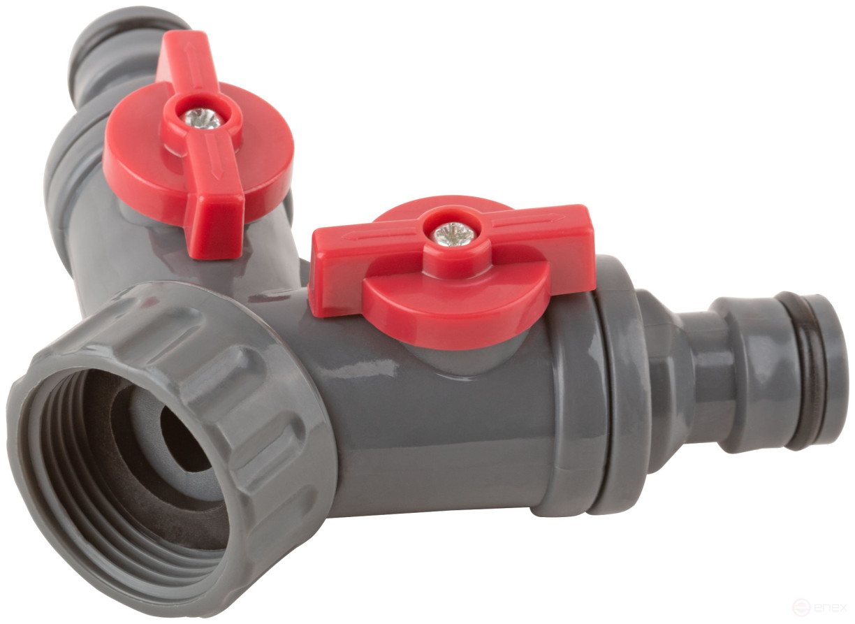 Distributor 2-channel, 3/4" internal thread of the base