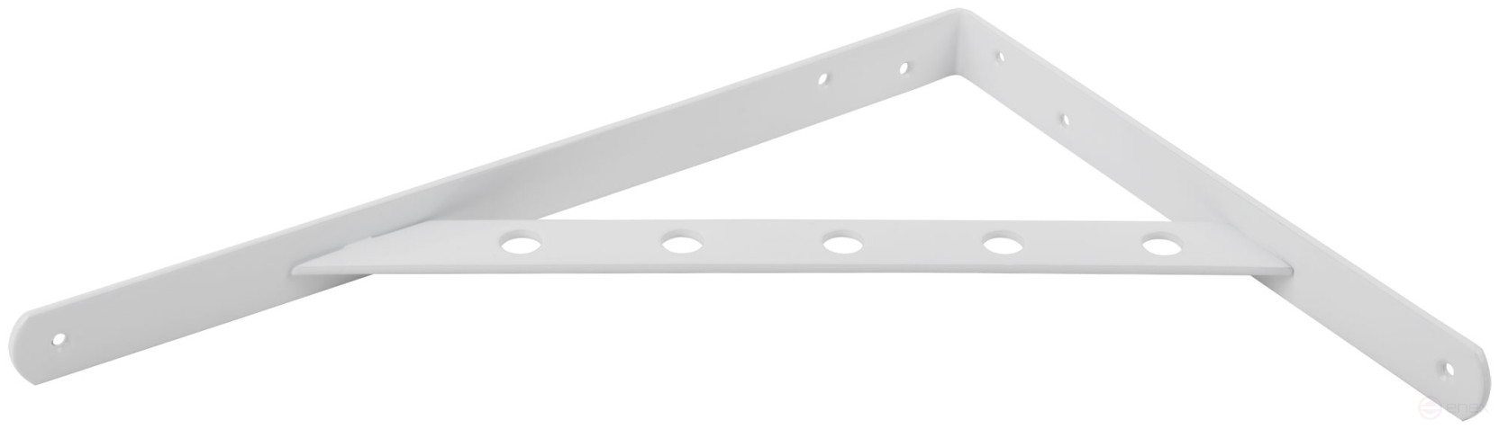 Уголок-кронштейн усиленный белый 350х250 мм
