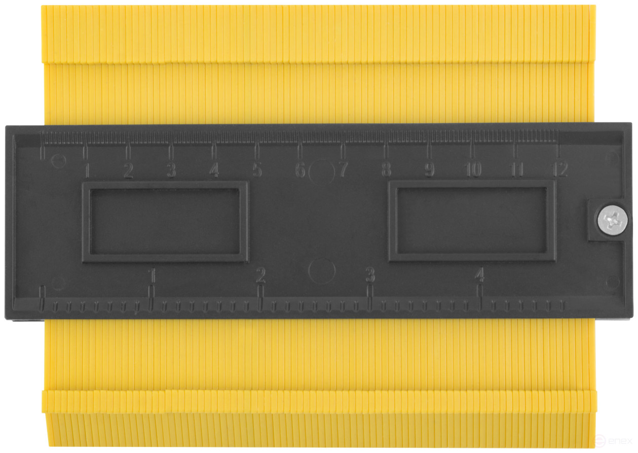 Marking template for tiles, plastic 125x100 mm