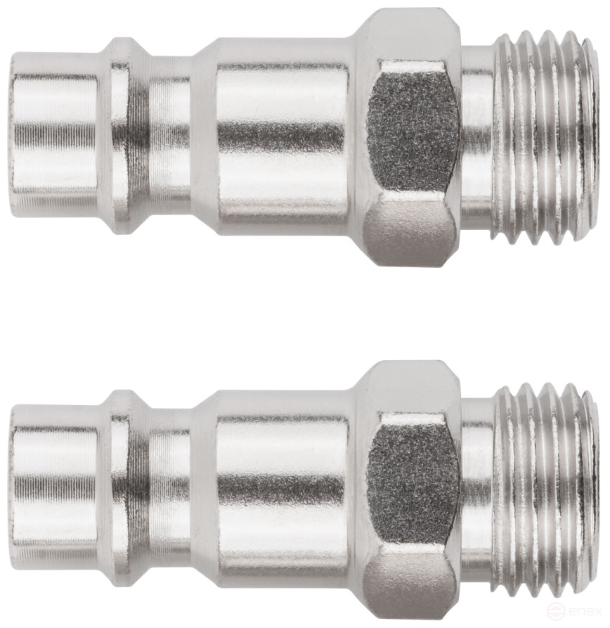 Universal adapters with 1/4" external thread, 2 pcs.
