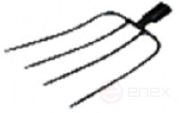 4-horned manure pitchforks made of rail steel