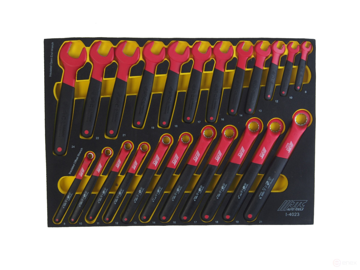Set of 100 insulated tools (4 soft pads) JTC