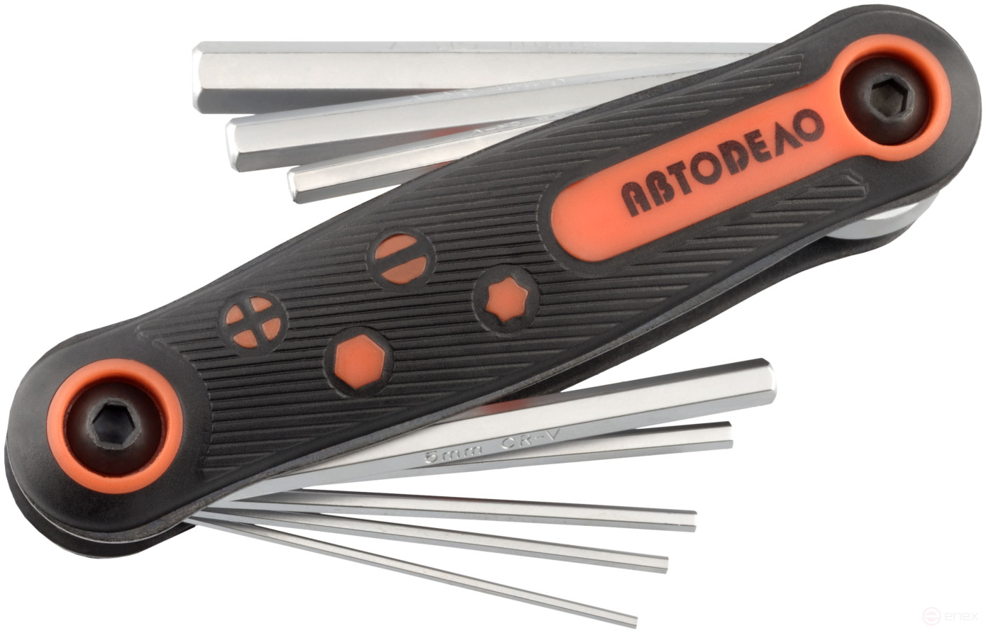 Набор шестигранников 8ч в обойме (1,5-8мм; CR-V) АвтоDело 30348