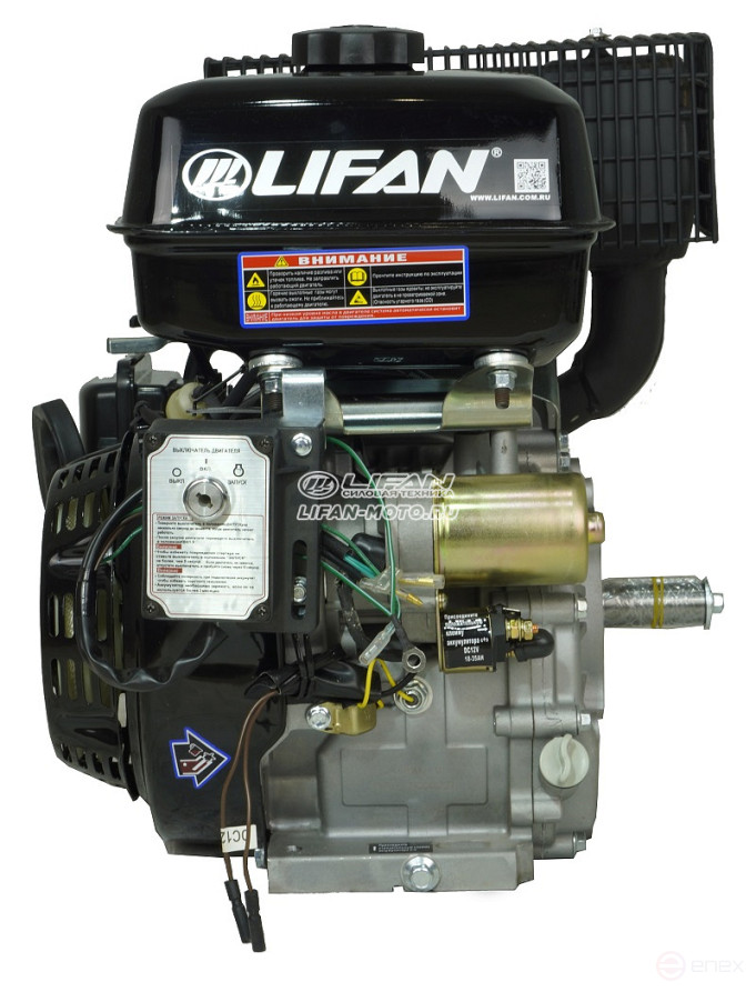 Двигатель Lifan 192FD, вал 25мм, катушка 18 Ампер