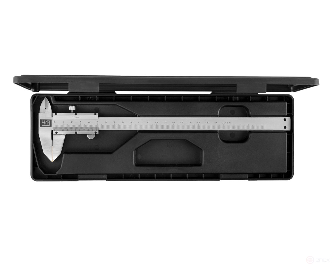 Vernier caliper marking SHTSRT I - 200 0.02 with carbide jaws CHEESE