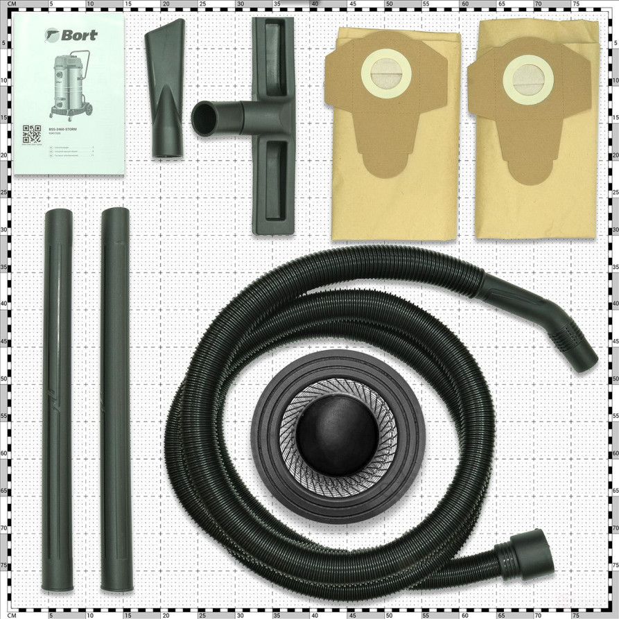 Vacuum cleaner for dry and wet cleaning BORT BSS-2460-STORM