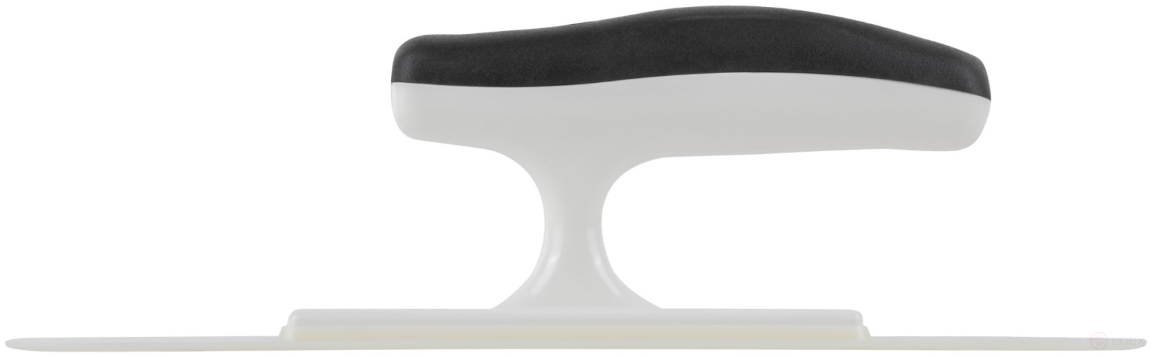 Plastic trowel for applying decorative materials, size 90x240 mm, Venetian shape