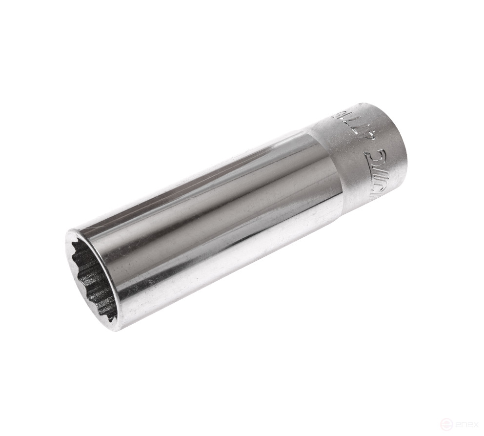 Головка торцевая глубокая 12-гранная 1/2" х 16мм, длина 76мм JTC /1/10/100