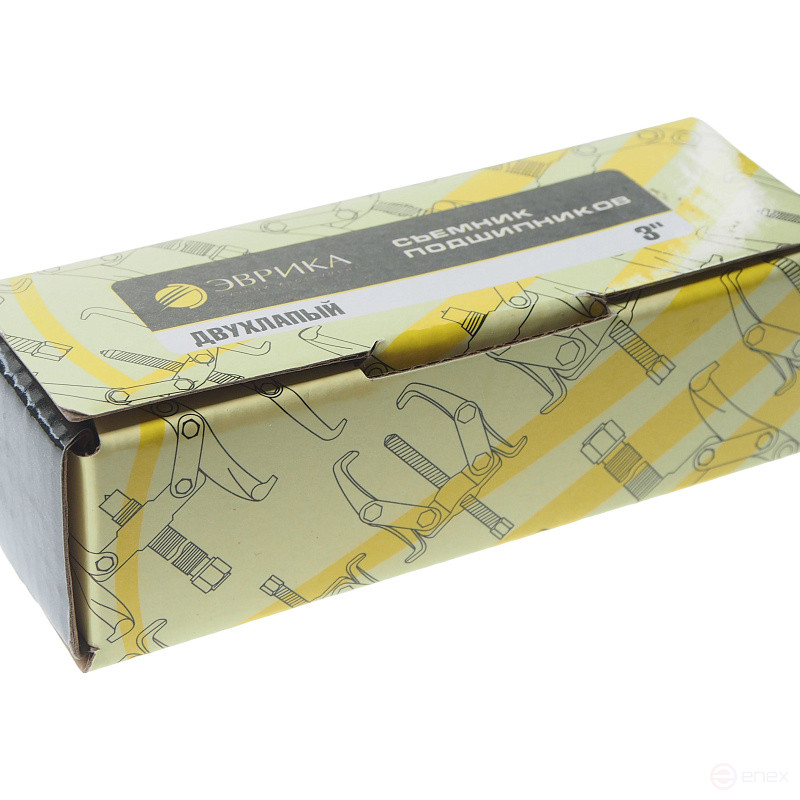 Съемник подшипников двухлапый переставной 3"-75мм (500кг) ЭВРИКА 4/60 NEW