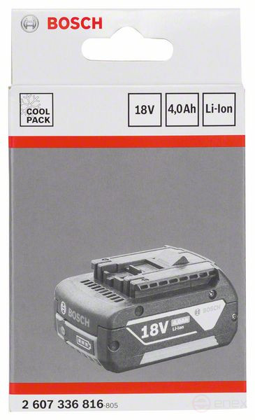 Plug-in battery 18 V Heavy Duty (HD), 4.0 Ah, Li-Ion, GBA M-C
