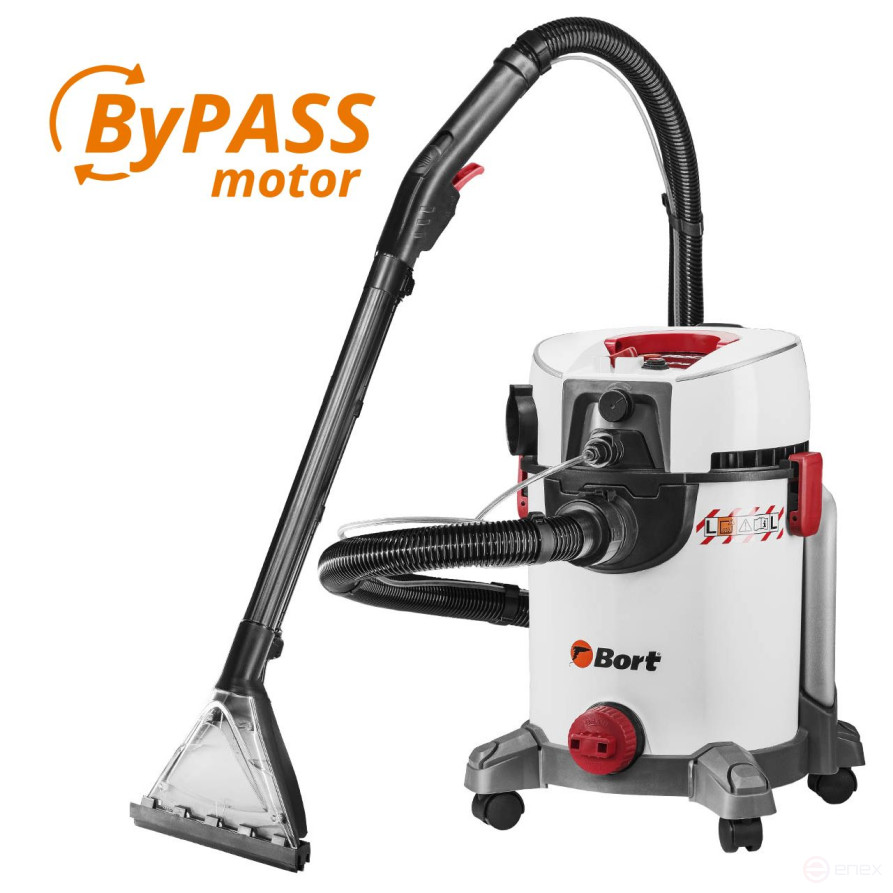 Vacuum cleaner for dry and wet cleaning BORT BAX-500E
