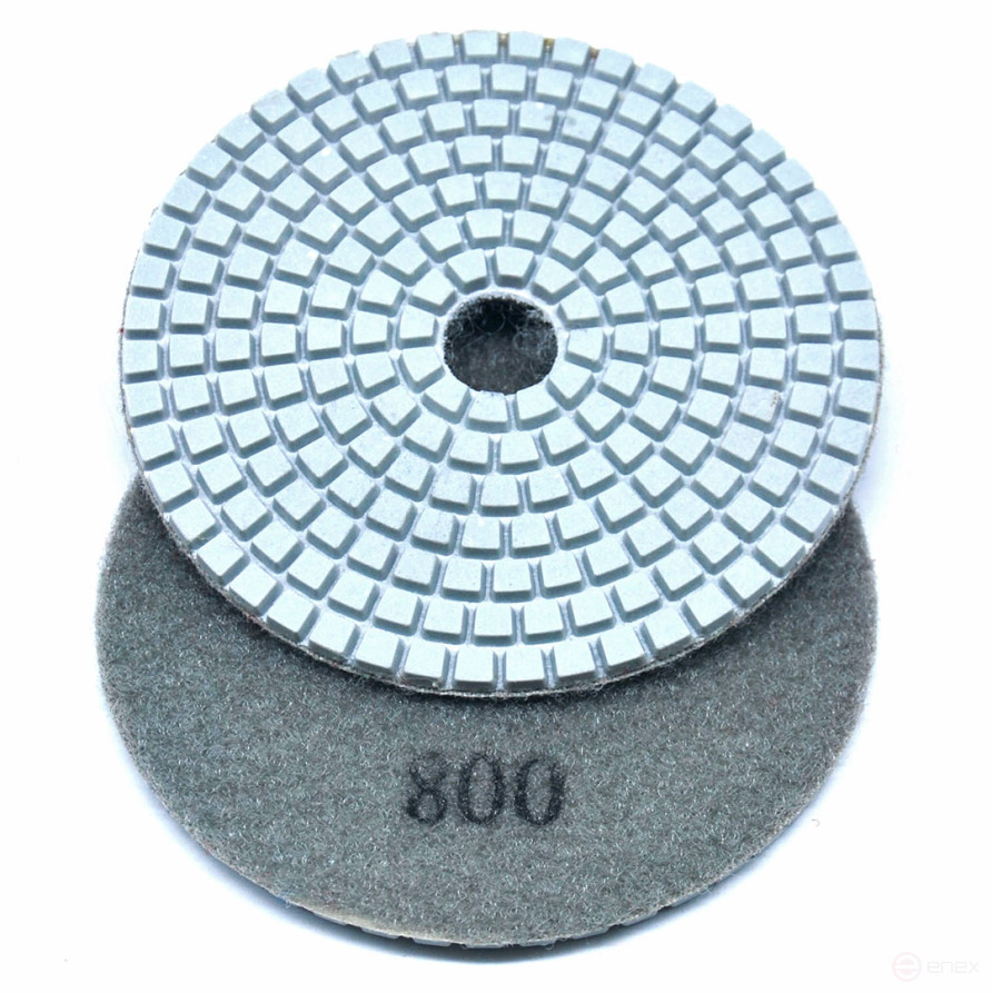 Алмазный гибкий шлиф.круг (черепашка), 100мм, Р 800, Чеглок