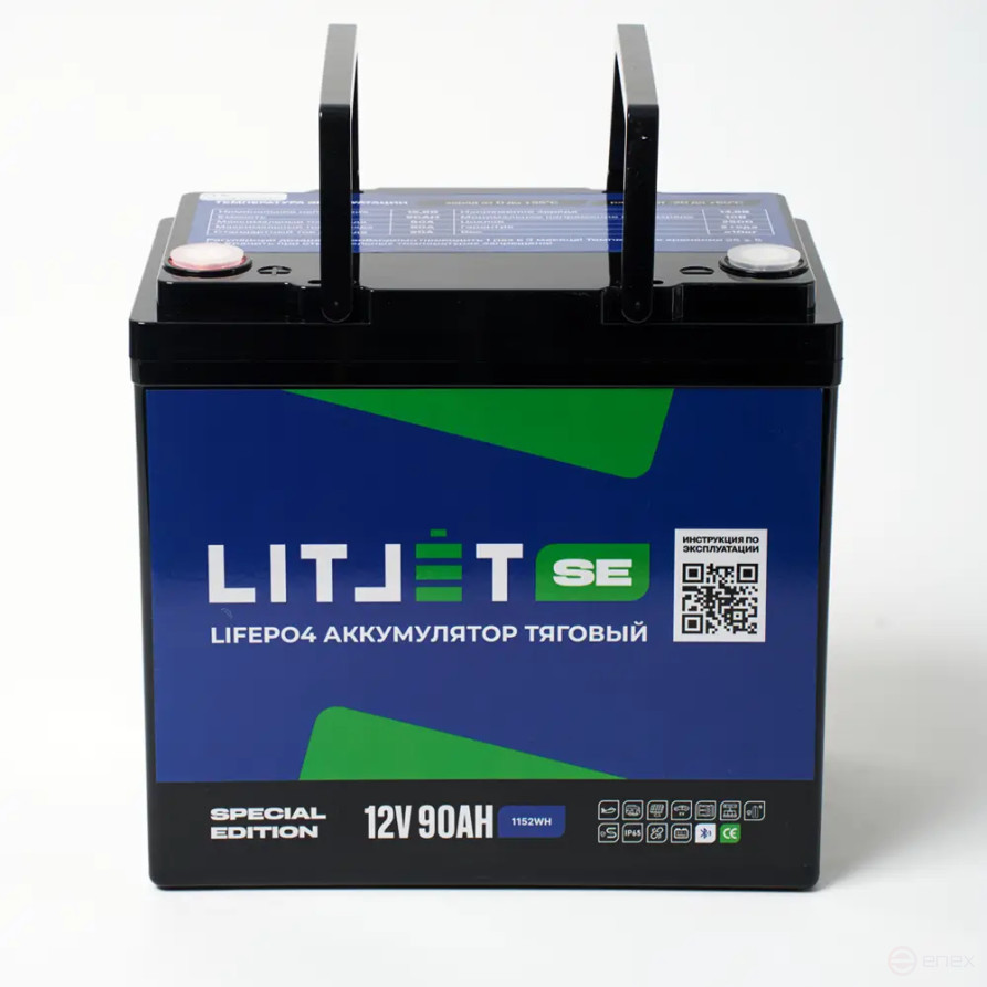 Lithium Battery Traction Lithium JET SE LiFePO4 12V 90Ah with Bluetooth BMS 90A