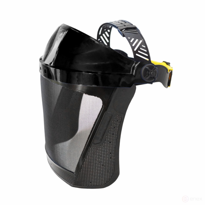 Protective face shield NBT2 Profi STEEL, mesh 0.5 x 0.5 mm, 25 pcs.