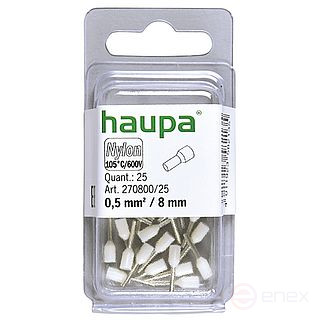 Гильза конечная изолированная (НШВИ), цвет жёлтый 25/16 (упак.5шт)