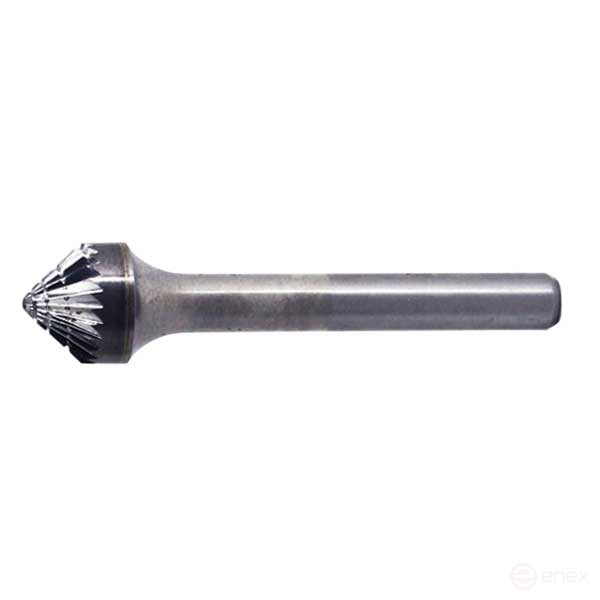 Borehole carbide conical 90 type K d6 single notch