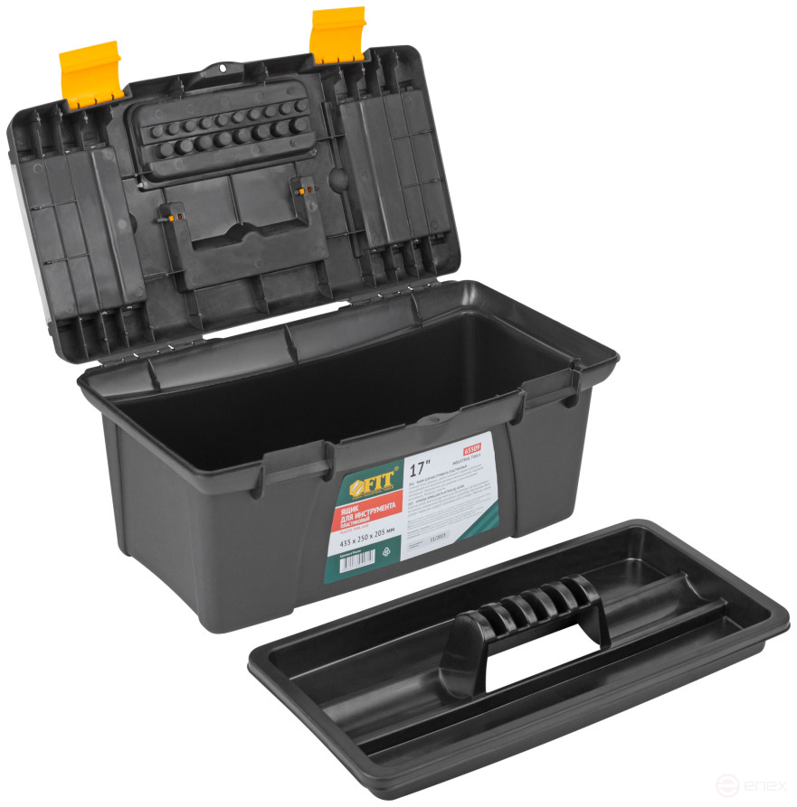Ящик для инструмента пластиковый 17" (435х250х205 мм)