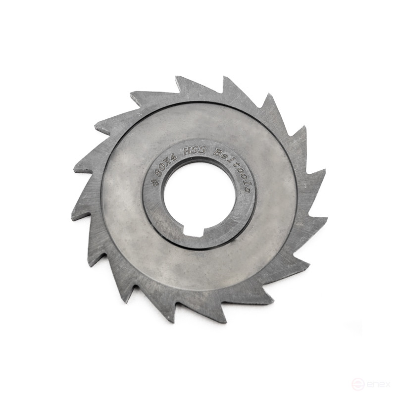 Grooved milling cutter 80x4x22 Z=16 HSS Beltools