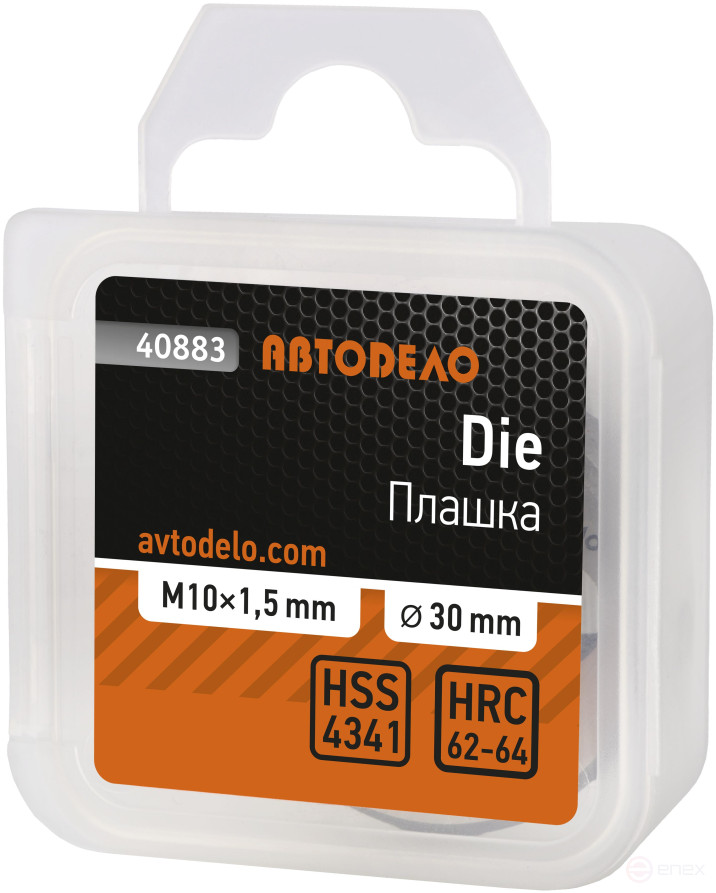 Die M10*1.5mm D-30mm HSS4341 (Avtodor) 40883