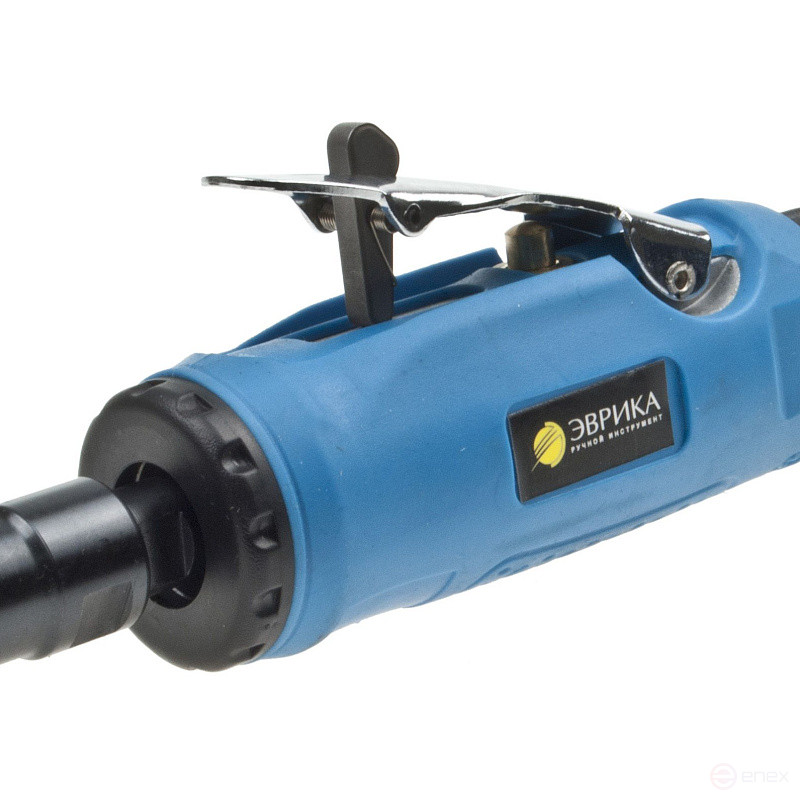 Пневмобормашинка ER-81108 (пневмошлифовальная) профессиональная с цанг. зажимом 6мм 1/4 25000 об/мин ЭВРИКА /1/25
