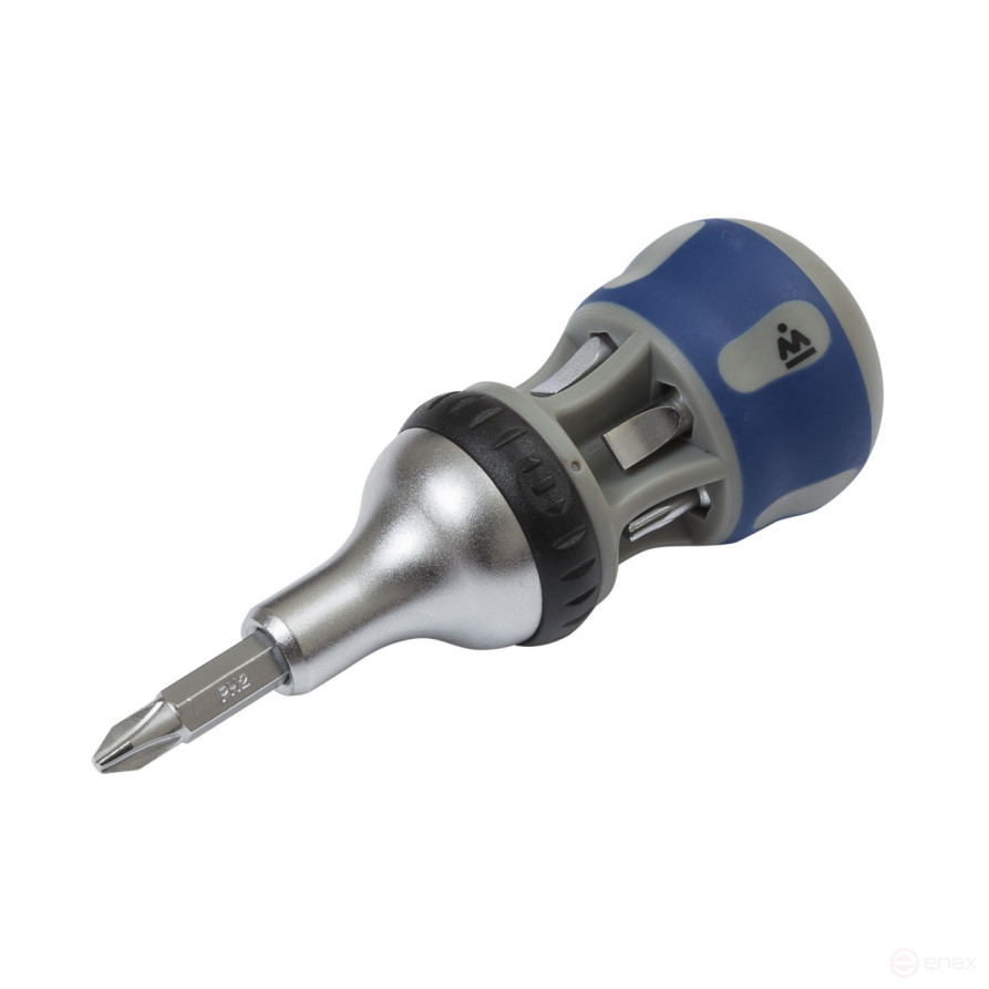 Screwdriver with replaceable inserts (bits), 7 in 1 MASTER 049-7B