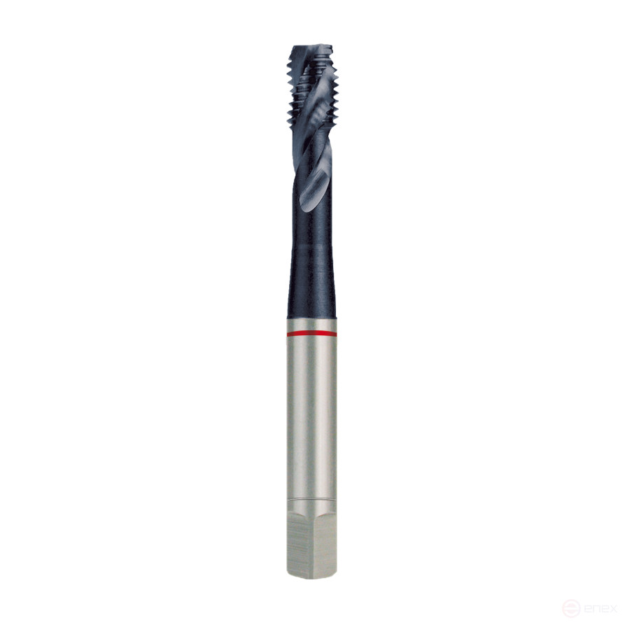 Machine tap HSSE-Co 5 polished M 10x1.5 TiAlN for blind holes, 234100EF