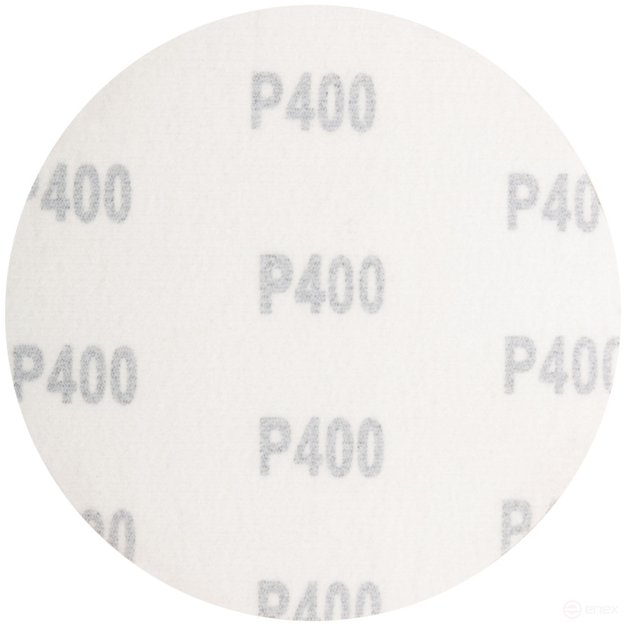 Круги шлифовальные сплошные (липучка), алюминий-оксидные, 125 мм, 5 шт. Р 400