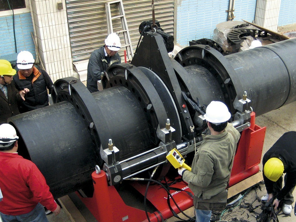 Hydraulic driven butt welding machine ROWELD P355 In PREMIUM