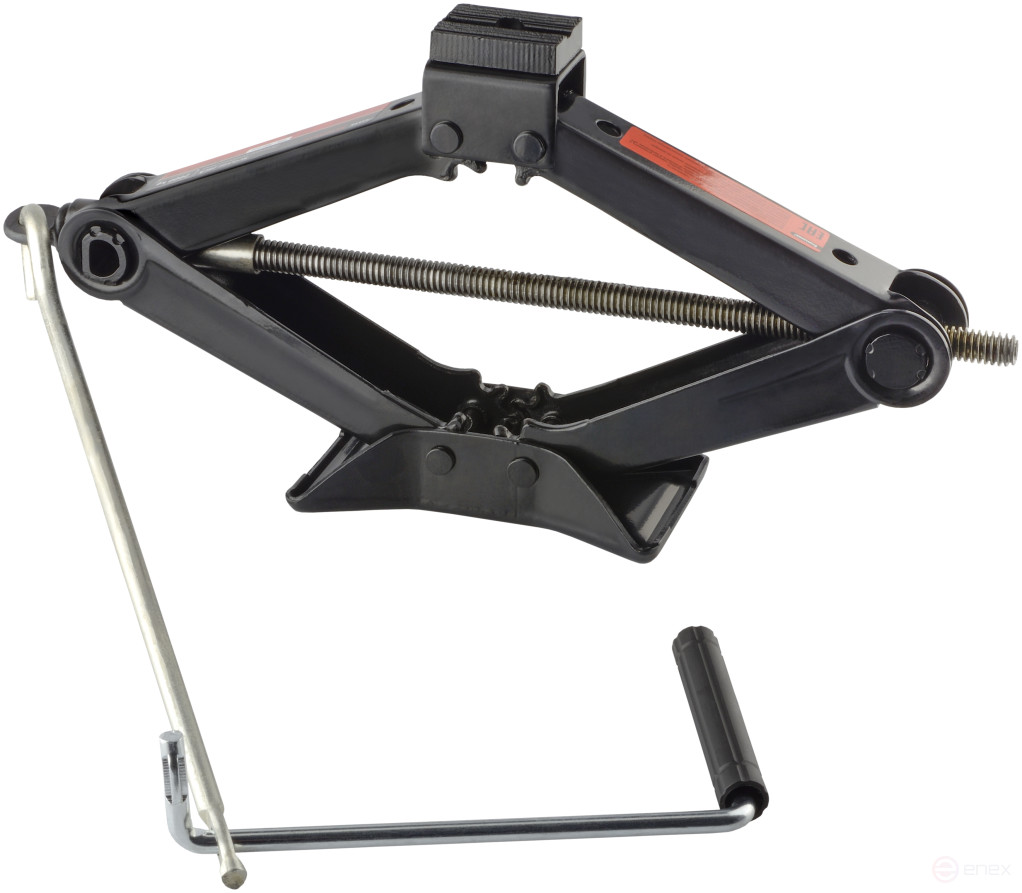 Домкрат ромбический 2,0т (шарнирная рукоятка; H=115-395 мм) АвтоDело (43116)