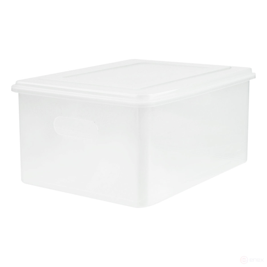 Контейнер для документов СТАММ А4, 260*330*160мм, пластик., прозрачный