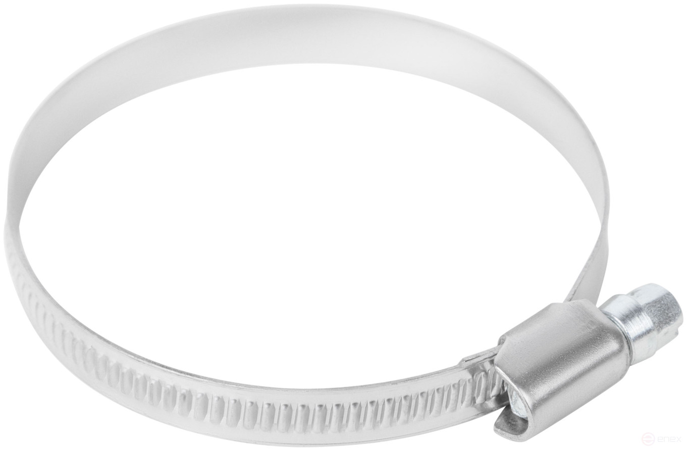 Хомут обжимной накатной, ширина 9 мм, нерж.сталь 50-70 мм