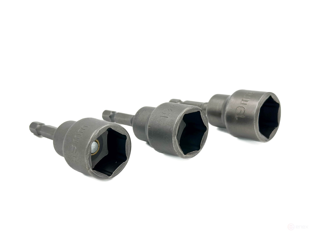 Бита торцевая кровельная SKOLE 19х65мм магнитная, 3шт/уп KG1 019065