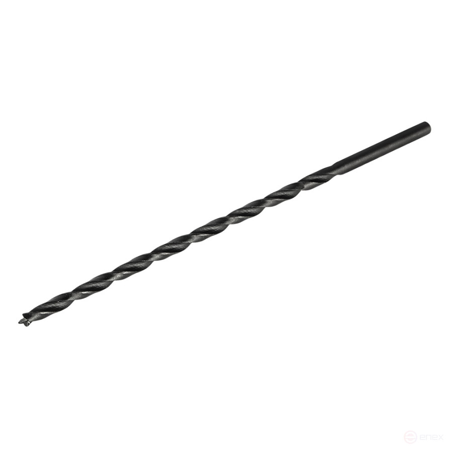 Wood drill bit PRACTICE 6 x 200 mm, W-sharpening, (1 pc.) blister, Profi series (775-594)