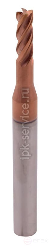 HRC55 D4x11xD6x57 Z4 TiSiN Фреза концевая ц/х тв.сп. Ф4 L=57 ИПК