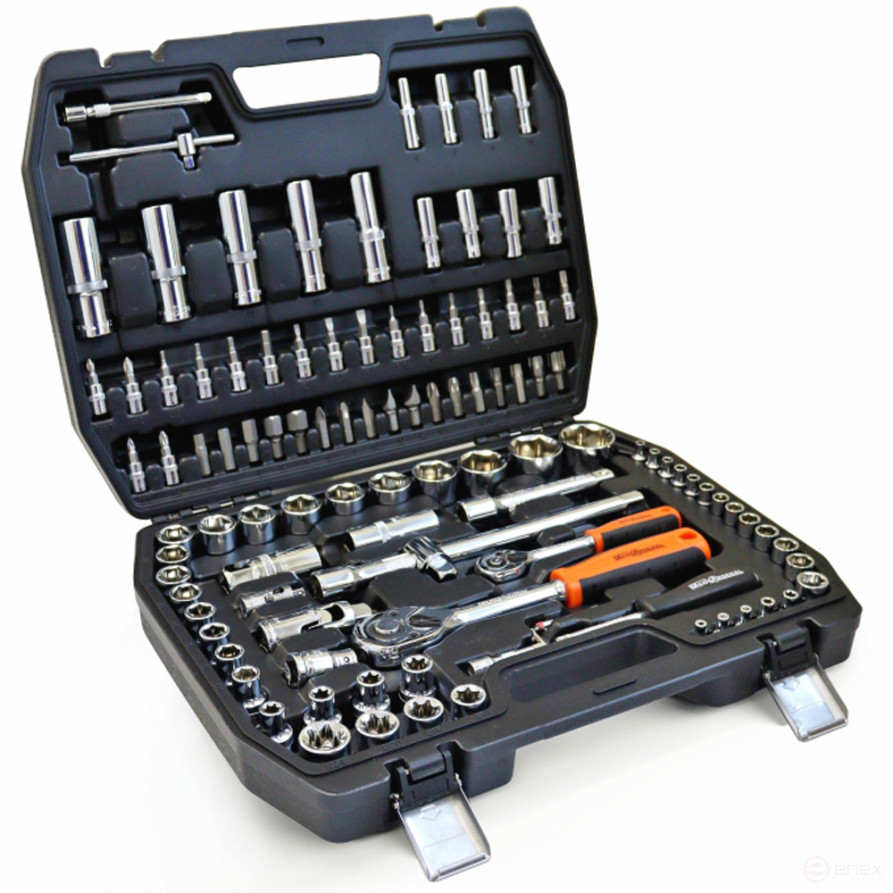 MegArsenal 108 Piece Hand Tool Set 1/4 and 1/2 inch