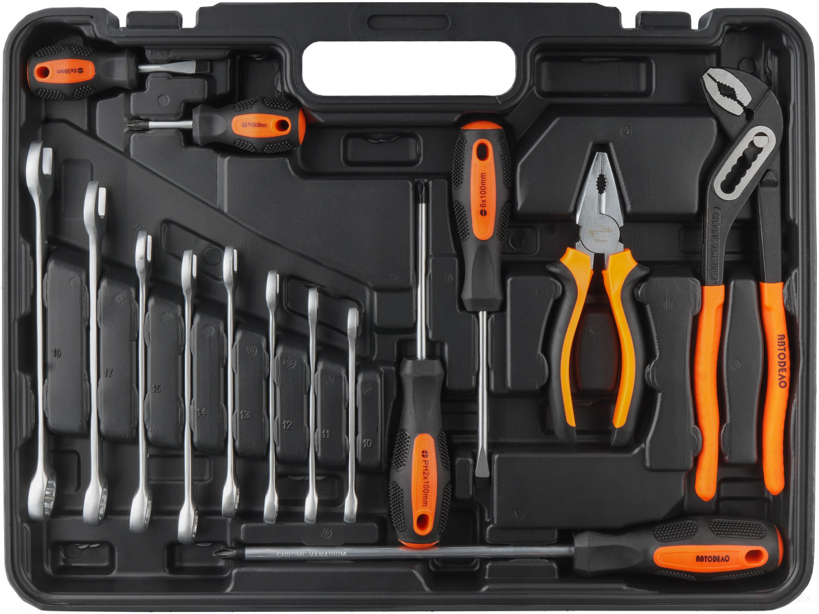 Tool Set 72pr. 1/2" DR 1/4"DR Avtodor (39872)