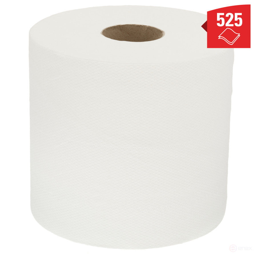 WypAll® L10 EXTRA Cleaning Material - Controlled Feed Roll / White (6 Rolls x 525 sheets)
