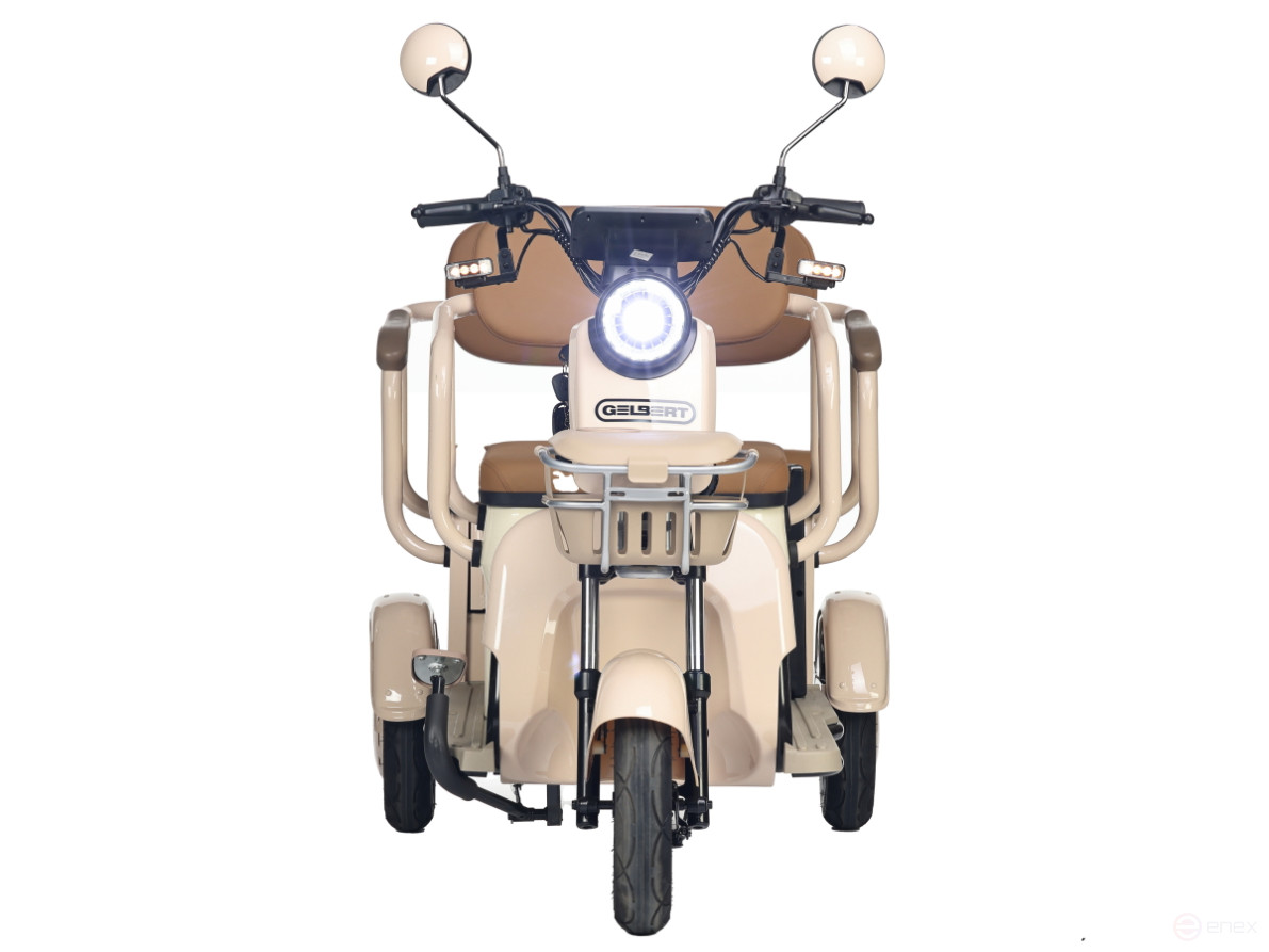 Electric tricycle Rutrike Gelbert Atlas 48V/60V 600W, beige