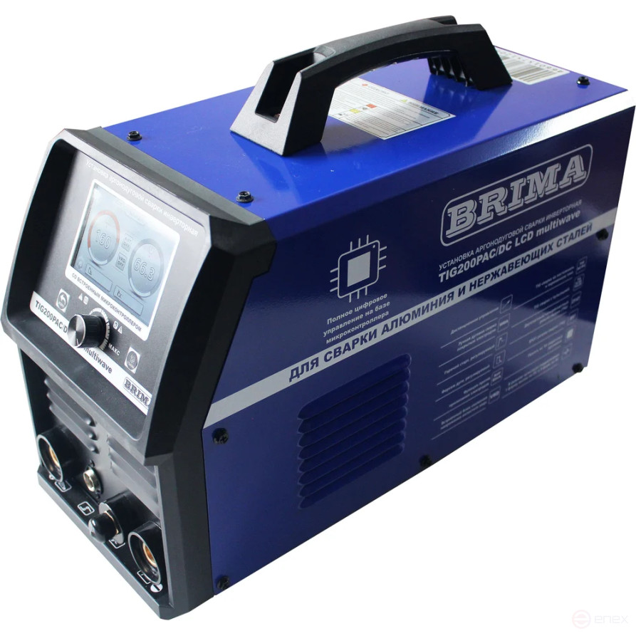 УСТ-КА ИНВ. АРГОН-ДУГ.СВАРКИ TIG 200P AC/DC LCD multiwave"BRIMA" с педалью