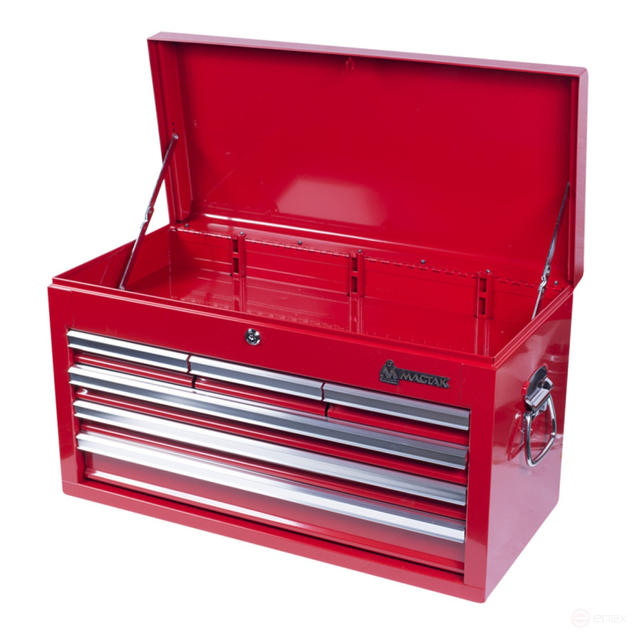 Tool box, 6 drawers and a compartment, red MASTER 511-06570R