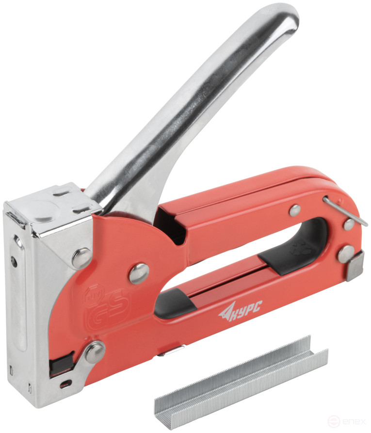 Stapler for narrow staples "type 53" 4-8 mm, metal body